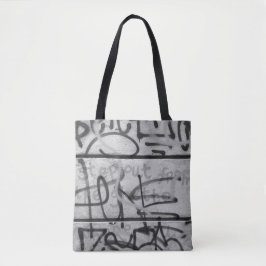 Bolsa de Tote al estilo del graffiti urbano mono