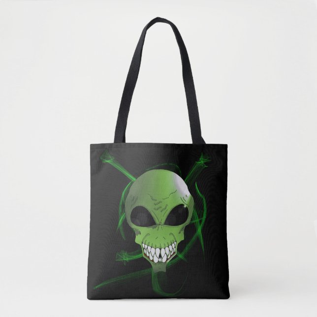 Bolsa de Tote Alien Verde (Anverso)