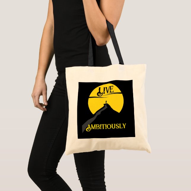 Bolsa de Tote Ambiciosamente en Vivo (Anverso (producto))
