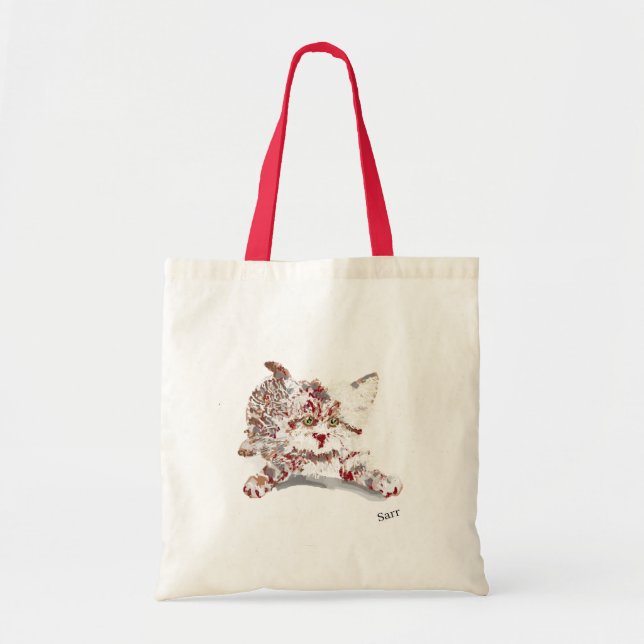 Bolsa de Tote: Amor gatito (Frente)