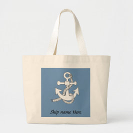 Bolsa de Tote - Anclaje con nombre de barco