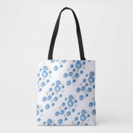 Bolsa de Tote (ao) - Burbujas azules
