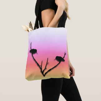 Bolsa de Tote (ao) - Hummingbirds en las ramas de 