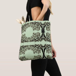 Bolsa de Tote (ao) - Ramas llorosas con iniciales