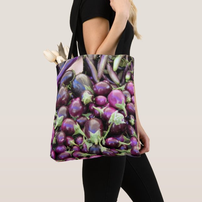 Bolsa de Tote (ao) - Verduras moradas (Detalle)