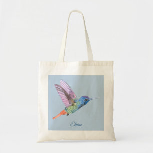 Bolsa de Tote Azul personalizada con aves