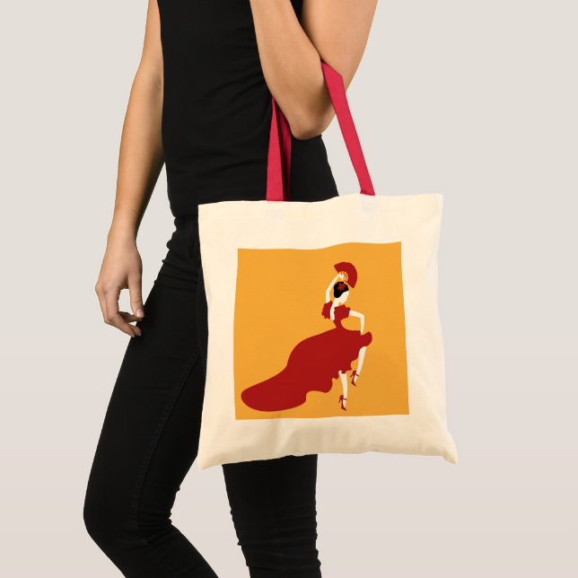 Bolsa de Tote, bailarina de flamenco (Anverso (producto))