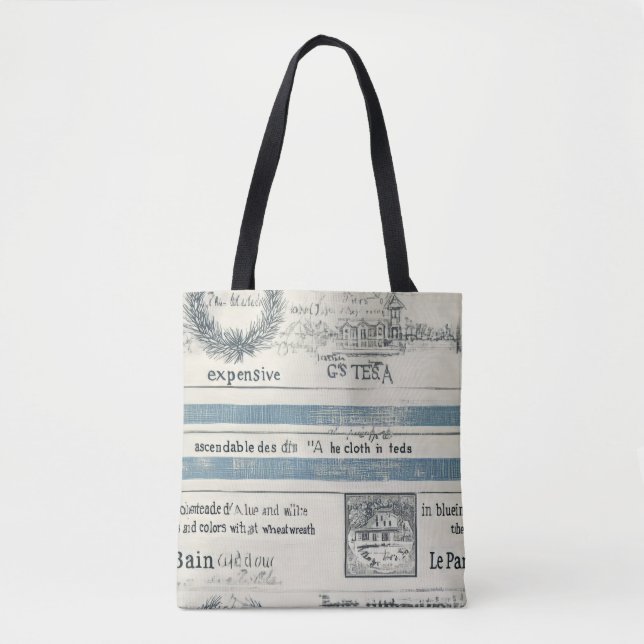 Bolsa De Tote Beach, Inspirada En El Océano (Anverso)