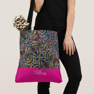 Bolsa De Tote Botánica Vibrante