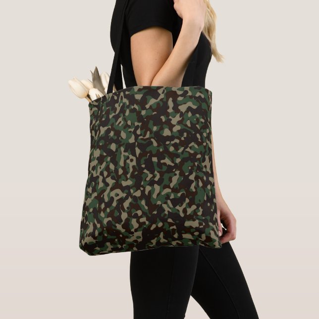 Bolsa de tote camuflada (Detalle)