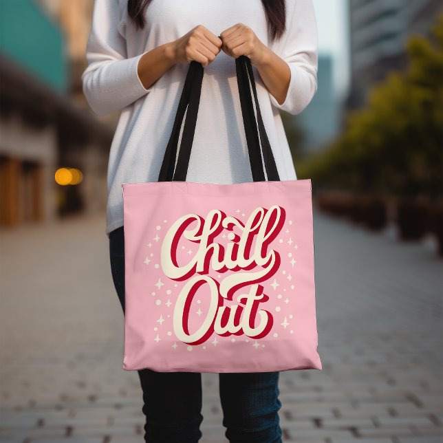Bolsa de Tote Chill Out, Bolsa de Tote Rosa Divert (Subido por el creador)