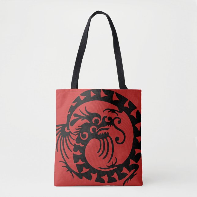 Bolsa de Tote Circular Dragon (Anverso)