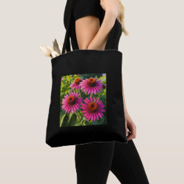 Bolsa de Tote clásica de las flores de Echinacea