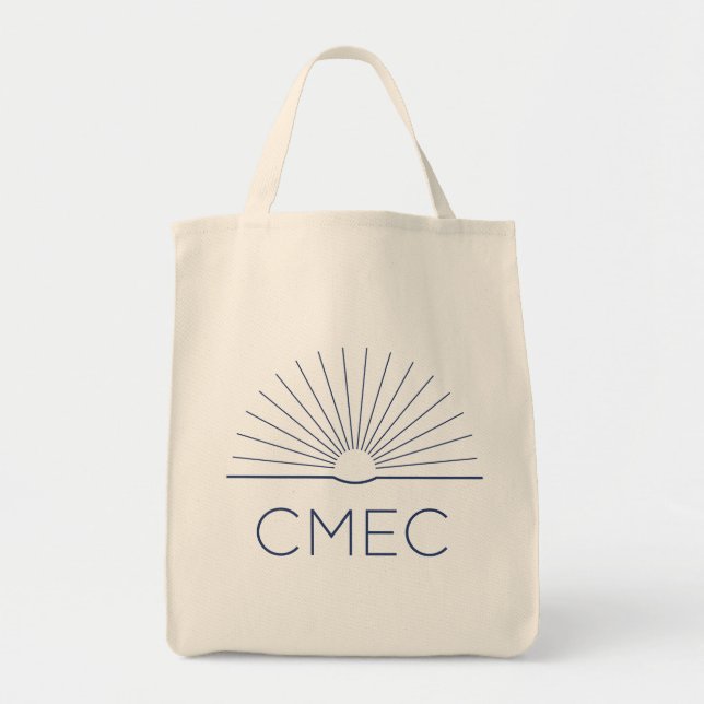 Bolsa de Tote CMEC - compra, natural y naval (Frente)