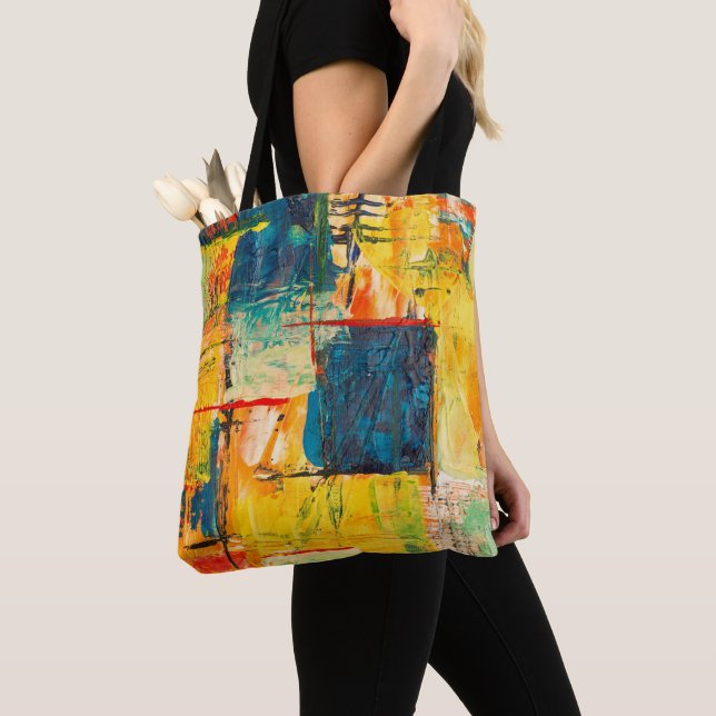 Bolsa de Tote colorida (Detalle)