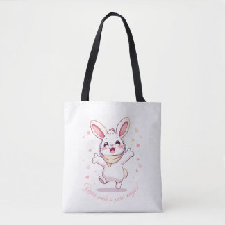 Bolsa de Tote - Compra estética de conejo pastel l