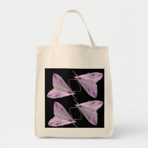 Bolsa de Tote con arte de moscas moradas