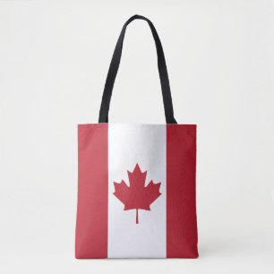 Bolsa de Tote con Bandera de Canadá