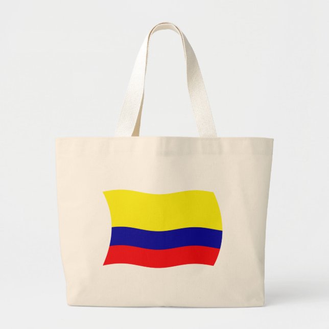 Bolsa de Tote con Bandera de Colombia (Frente)