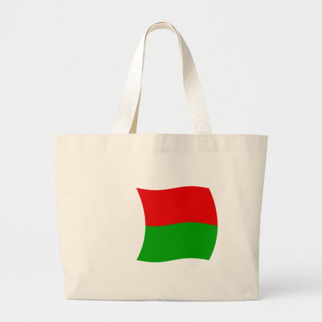 Bolsa de Tote con bandera de Madagascar (Frente)