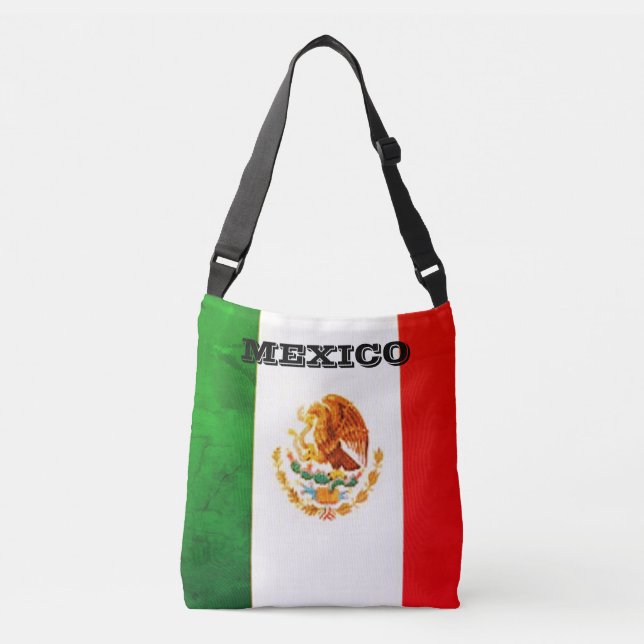 Bolsa de Tote con Bandera Mexicana (Anverso)