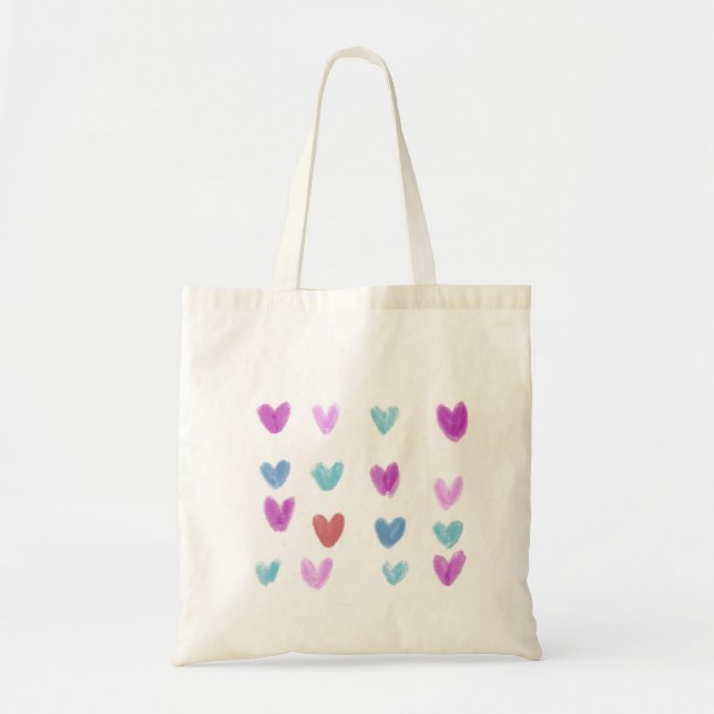 Bolsa De Tote Con Corazón (Frente)