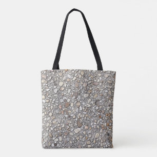 Bolsa de Tote con diseño beige rocoso