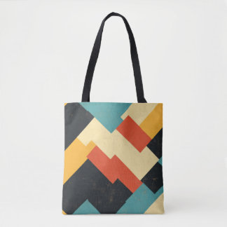 Bolsa de Tote con diseño geométrico