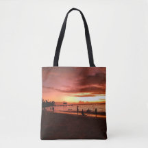 Bolsa de Tote con el brillo del atardecer del Cari
