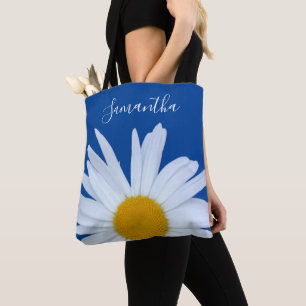 Bolsa de Tote con el guión azul del océano azul