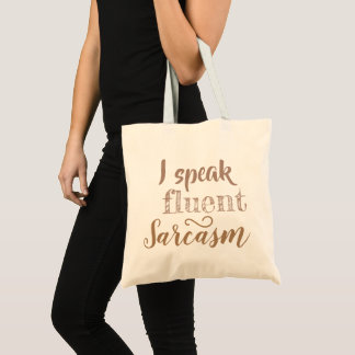 Bolsa de Tote con encanto sarcástico