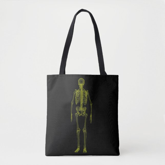 Bolsa de tote con esqueleto de rayos X (Anverso)