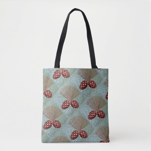 Bolsa de Tote con estampado de pino Ponderosa (Anverso)