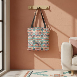 Bolsa de Tote con estilo Suroeste Geométrico Moder