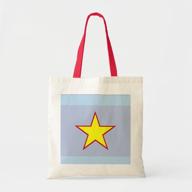 Bolsa de Tote con estrella dorada (Frente)