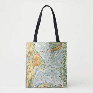 Bolsa de Tote con Floral Verde de Mint Art Deco Vi