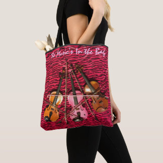 Bolsa de Tote con foto de violín