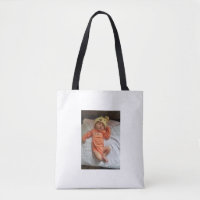 Bolsa de Tote con fotografía infantil personalizad