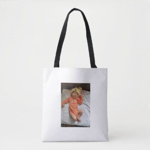 Bolsa de Tote con fotografía infantil personalizad