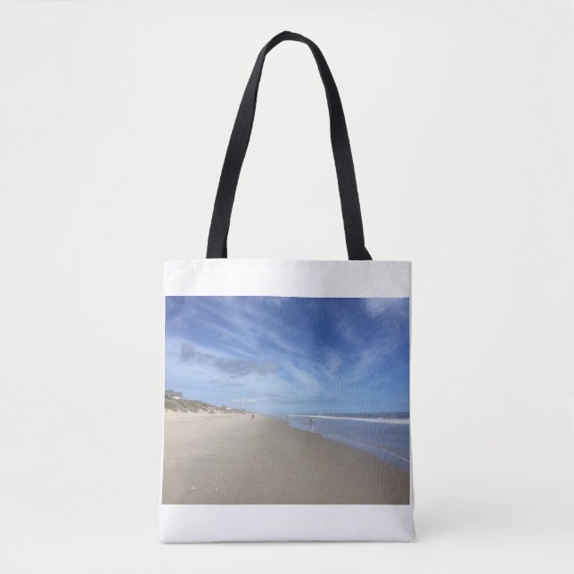 Bolsa De Tote Con Fotos De La Playa De La Baja Mar (Anverso)