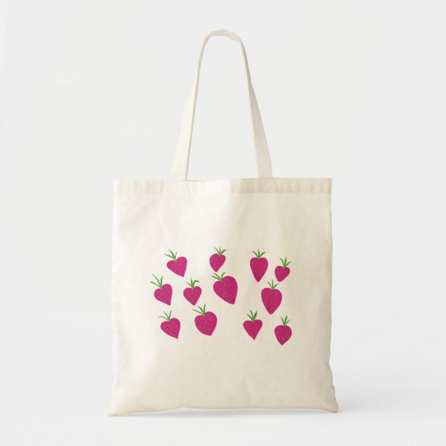 Bolsa De Tote Con Fresas (Frente)