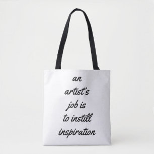 Bolsa de Tote con hombro de un artista