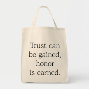 Bolsa de Tote con honores y confianza