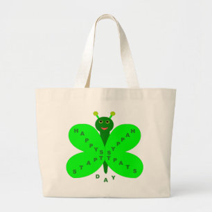 Bolsa de Tote con mariposa del Día de San Patricio