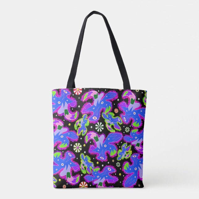 Bolsa de Tote con patrones (Reverso)