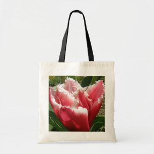 Bolsa De Tote Con Presupuesto De Tulipano Rojo