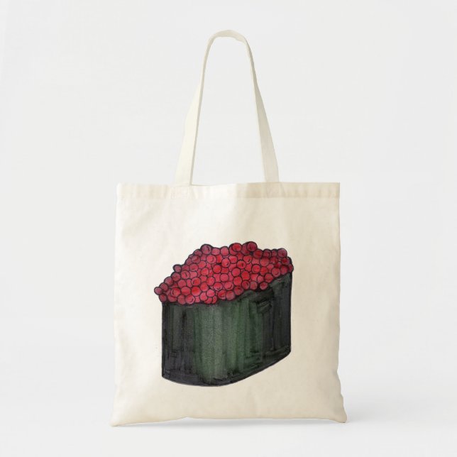 Bolsa de Tote con salsa de sushi de caviar (Frente)