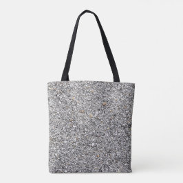 Bolsa de Tote con un diseño de afilado gris