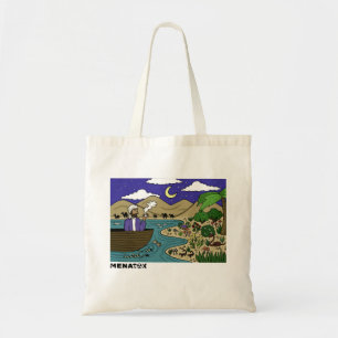 Bolsa de tote con una imagen que representa MENATO