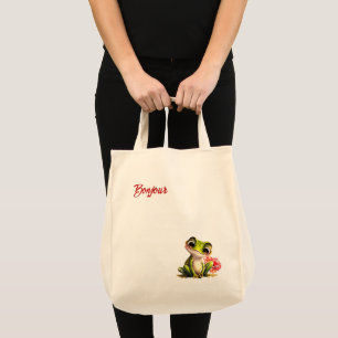 Bolsa de Tote Cute Artsy Frog